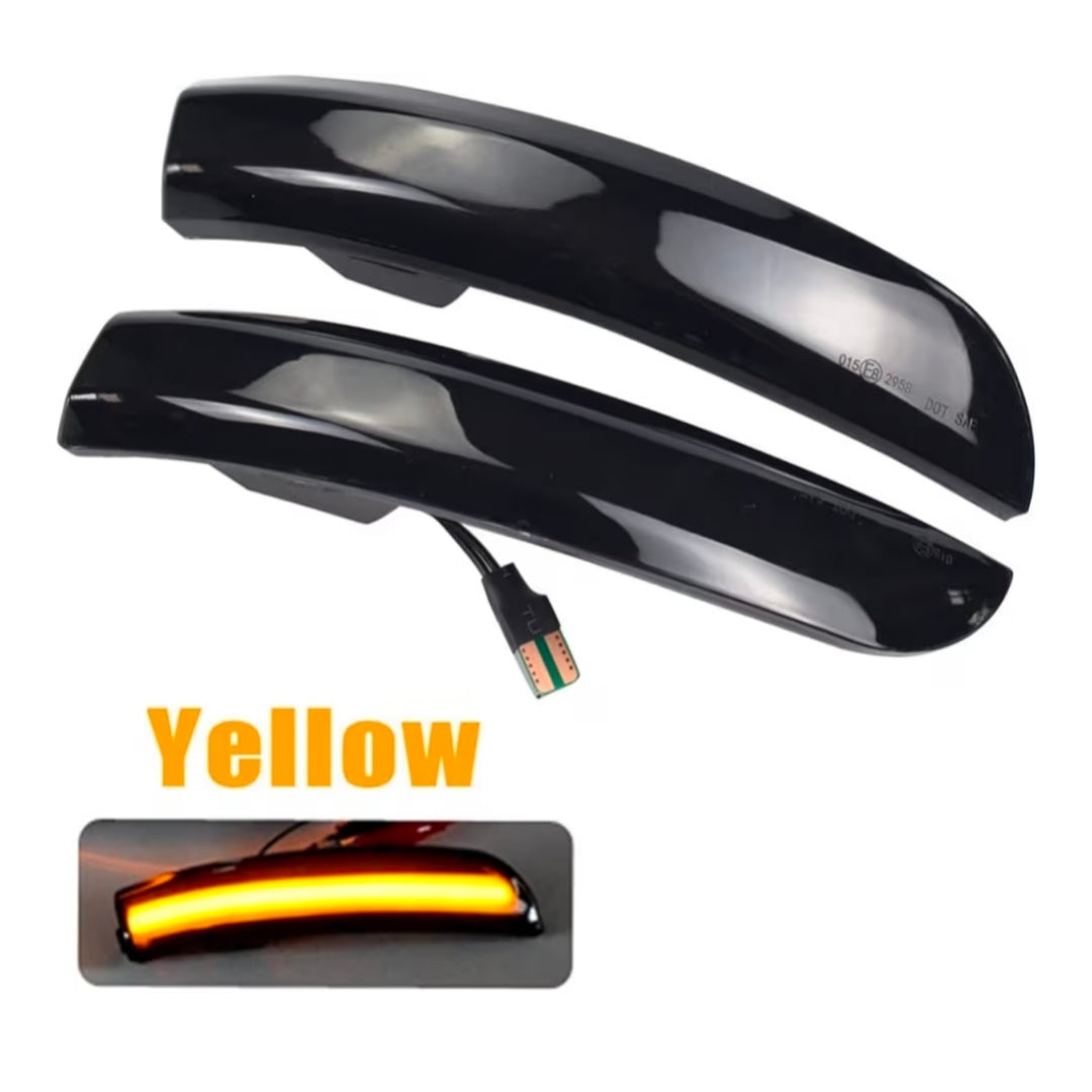 Specchietti Laterali Led per Ford Kuga, Ecosport, C-Max, S-Max, Focus MK3 (Compatibilità in Descrizione), Plug and Play