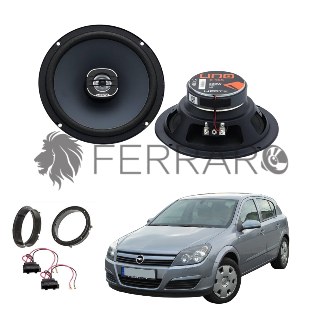 Hertz Kit 2 Casse | X 165 | Ant o Post | Opel Astra H 2004>