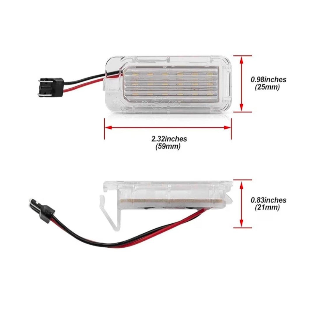 Set Luci Targa a Led per Ford (Compatibilità in Descrizione) , Plug and Play