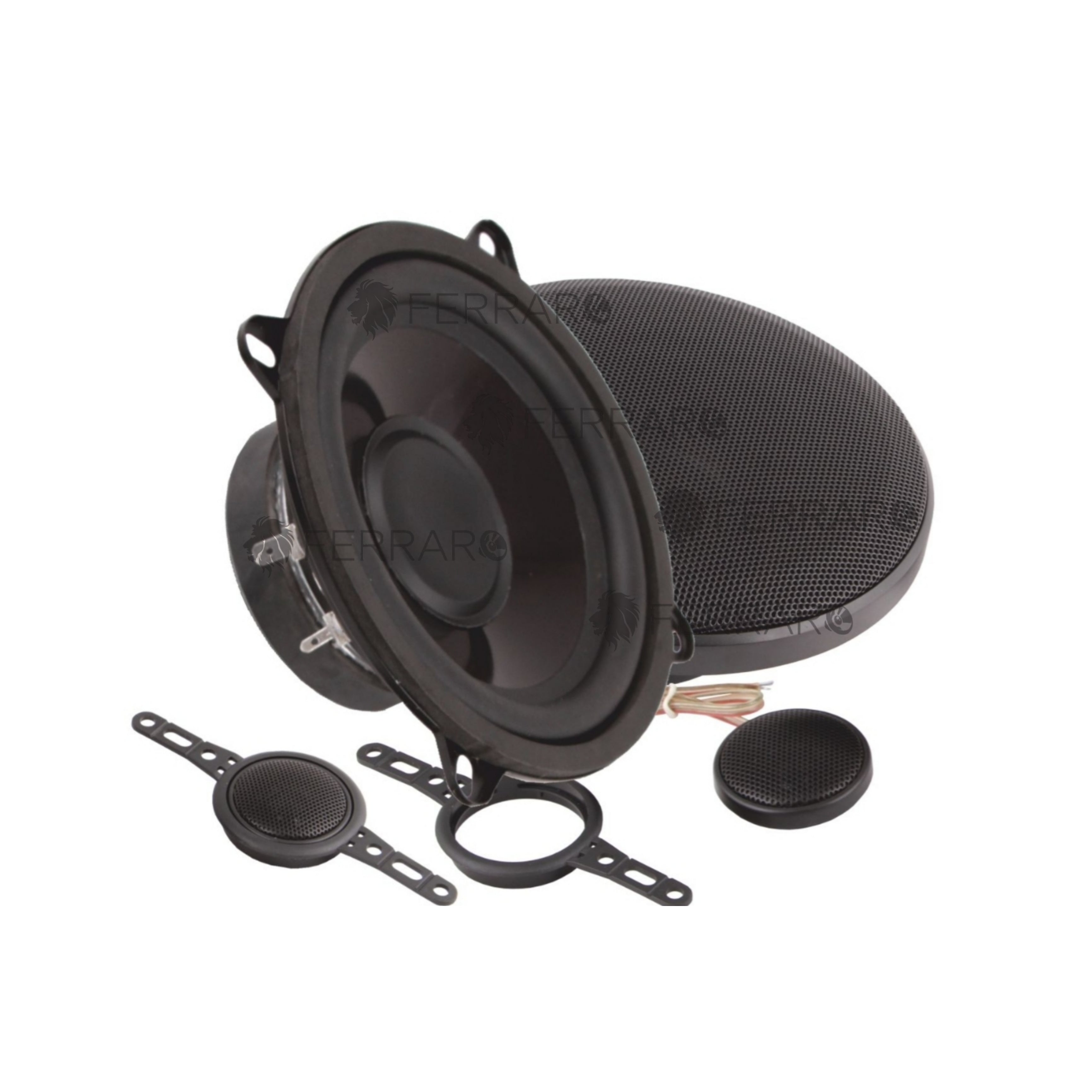 FerraroStore Kit 2 Altoparlanti Woofer e Tweeter 130mm | ASK-130.2 | Universali | Neodimio