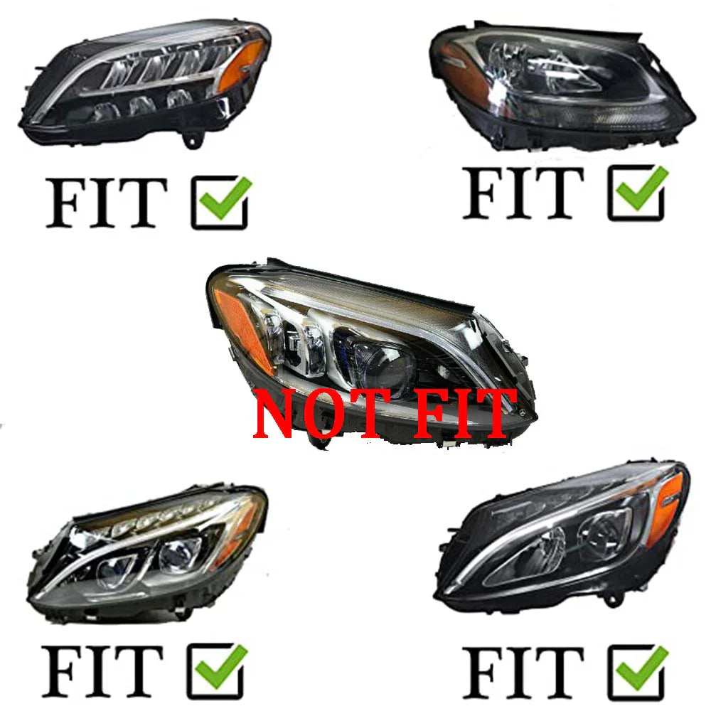 Fanali Anteriore Completo per Mercedes Classe C W205 (2015-2021) a LED