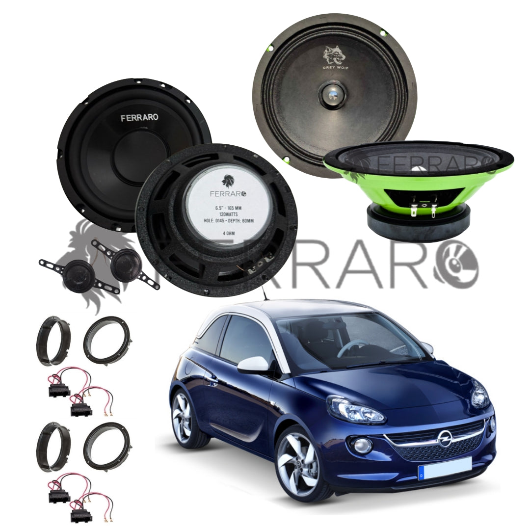 FerraroStore Kit 6 Altoparlanti | PV165.3 | ASK-165.2 | Ant/Post | Opel Adam