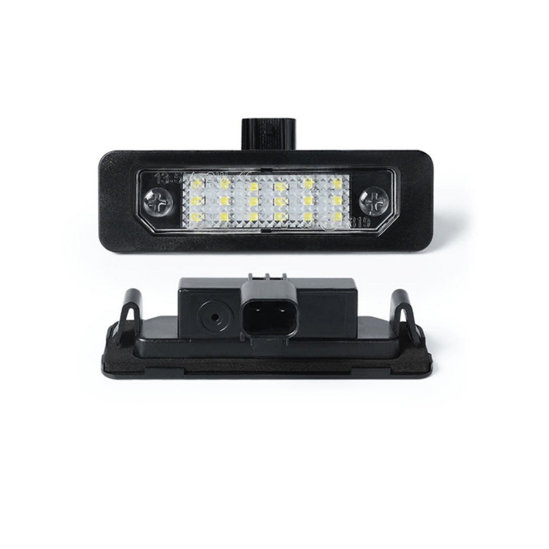 Set Luci Targa a Led per Ford Focus, Fusion, Mustang, Edge (Compatibilità in Descrizione), Plug and Play