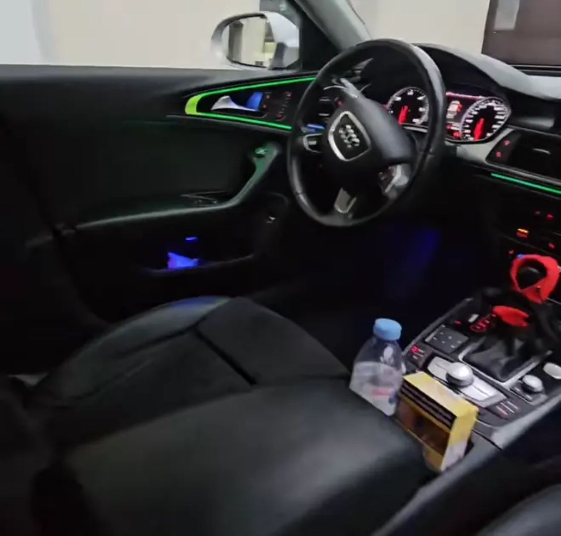 Ambient Light per Audi A6 C7 (2011-2018), 256 Colori RGB