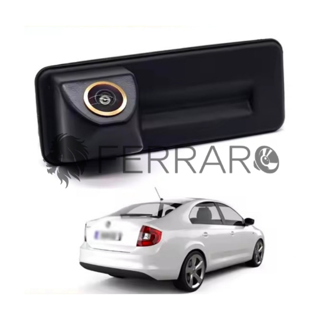 Telecamera Posteriore per Skoda Octavia 2, 3, A5, Fabia, Yeti, Superb, AHD 1920x1080, 170° Gradi