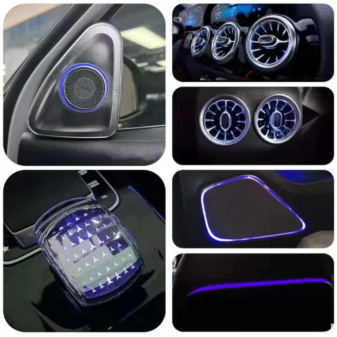 Ambient Light per Mercedes Classe B W247 (2019-2025), 64 Colori RGB