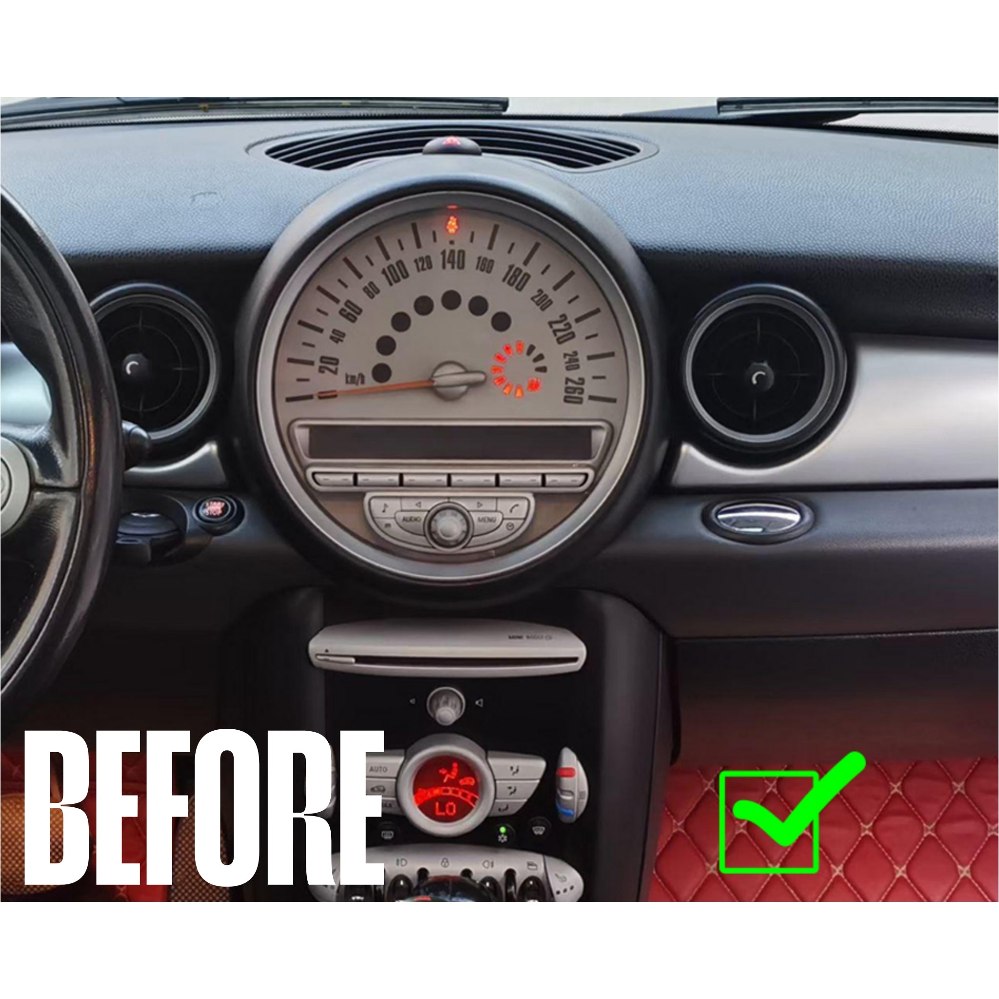 Autoradio per Mini Cooper R55/R56/R57 7" (2007-2014) Android, Bluetooth, CarPlay, Android Auto, 4/64GB Ram