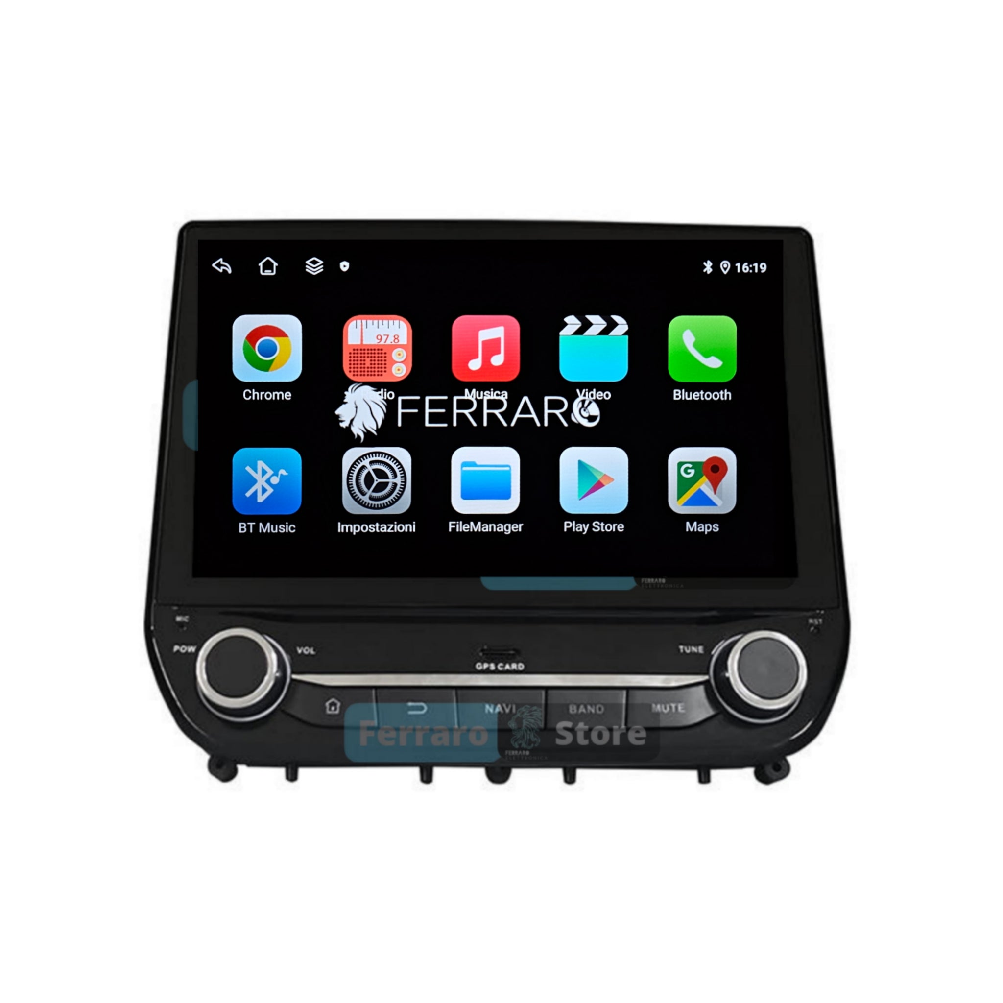 Autoradio per Ford Fiesta | EcoSport 8" | 2017-2022 | Android | Bluetooth | CarPlay | Android Auto | 4GB/8GB Ram