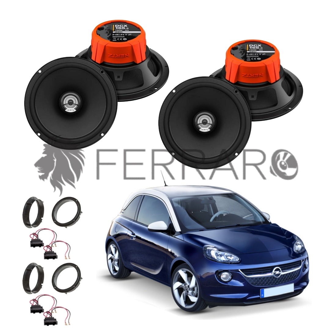 Hertz Kit 4 Casse | DCX 165.3 | Ant/Post | Opel Adam