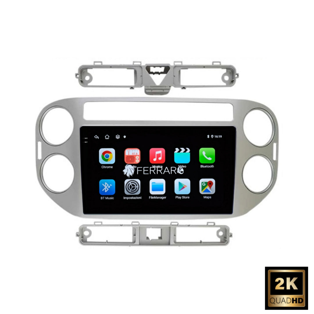 Autoradio per Volkswagen Tiguan, Plus 9" 2K (2007-2016) Android, Bluetooth, CarPlay, Android Auto, 12/256GB Ram
