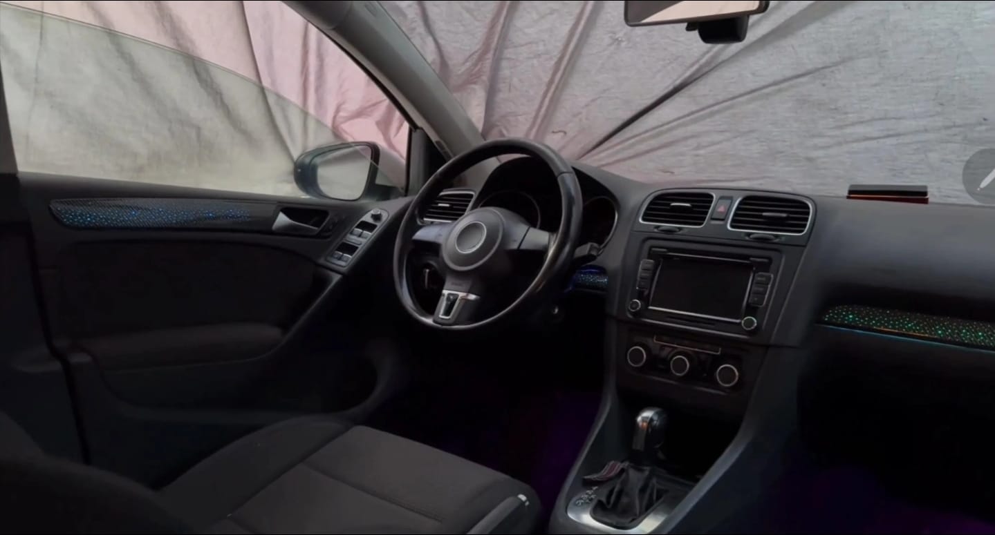 Ambient Light per Volkswagen Golf 6, VI (2008-2012), 64 Colori RGB