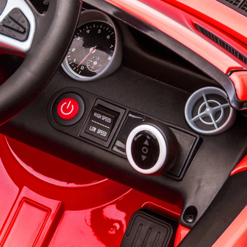 AIYAPLAY Macchina Elettrica per Bambini Licenza Mercedes SLC 300 con Telecomando, in PP e Metallo, 107x62.5x44 cm, Rosso