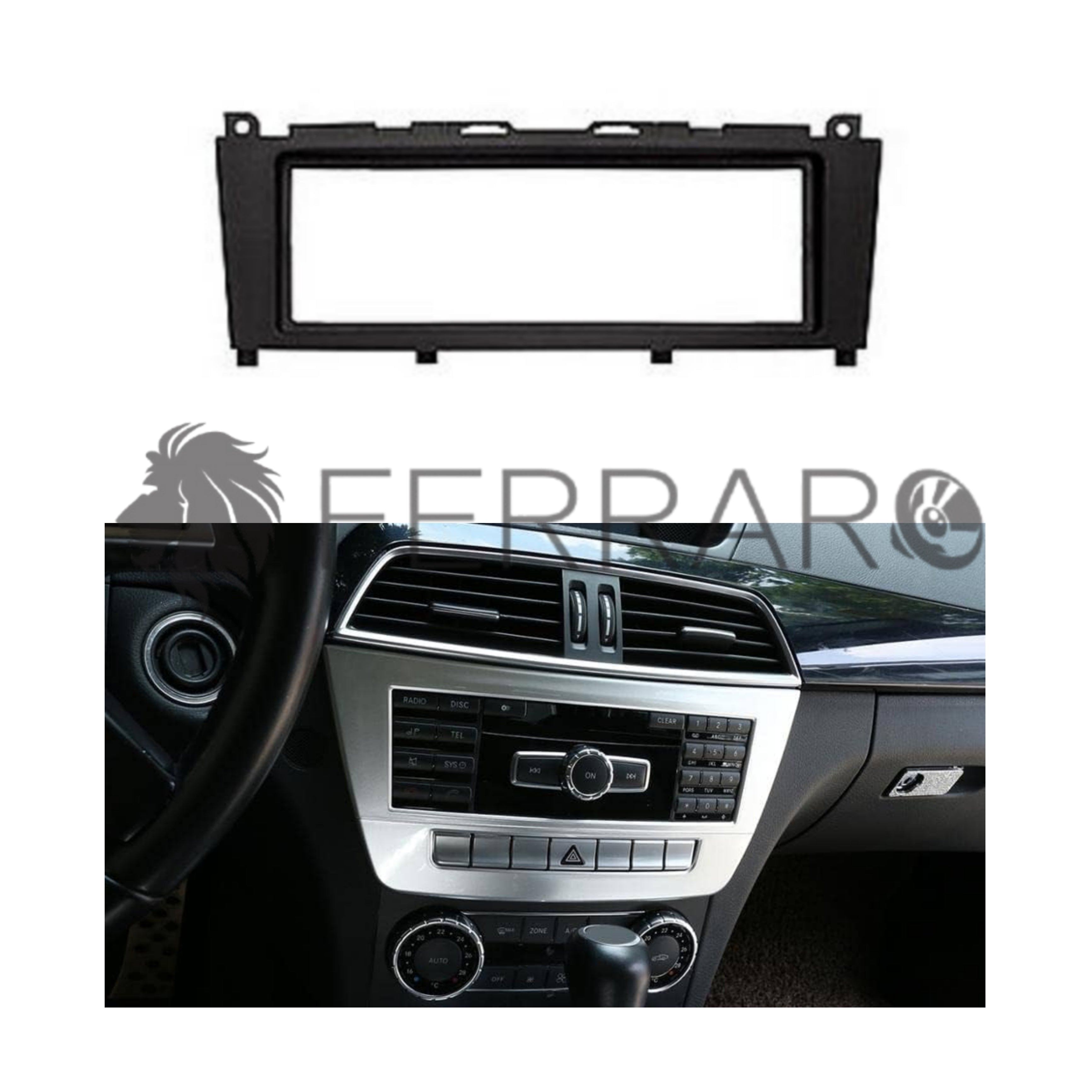 Kit Mascherina 1DIN | Mercedes Classe C dal 2007>
