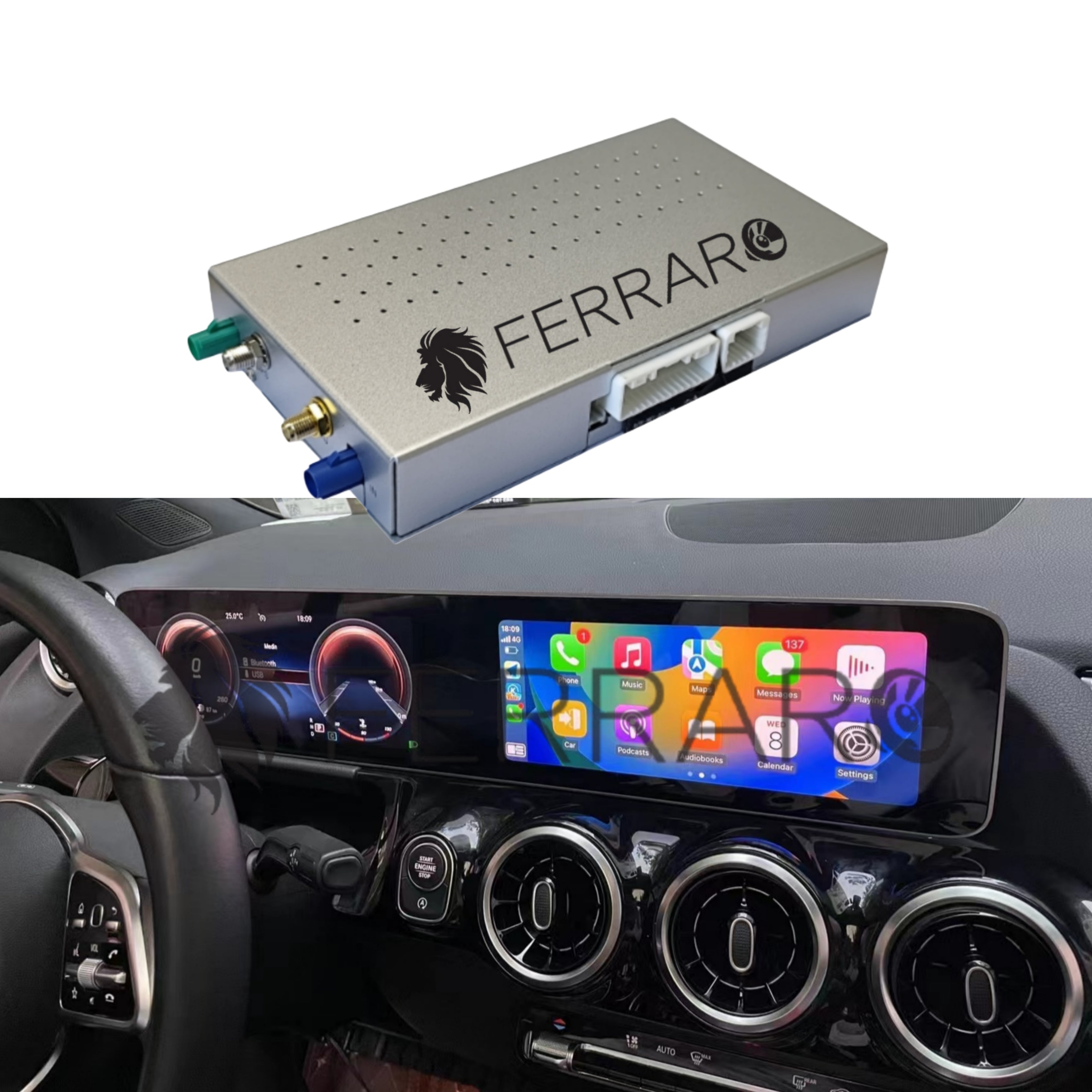Interfaccia CarPlay Wireless | NTG 6.0 | 8/128GB, per Mercedes
