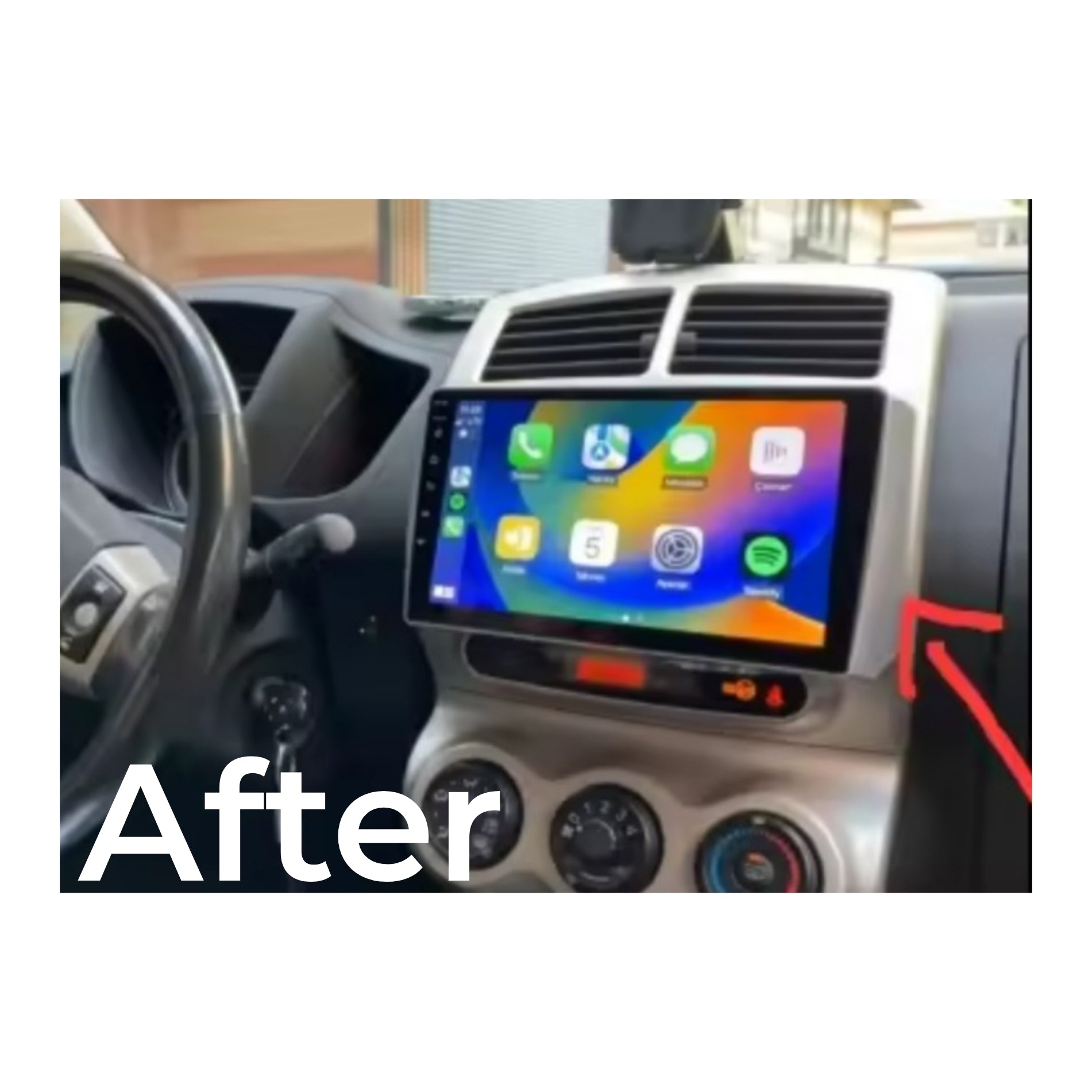 Autoradio per Toyota Urban Cruiser XP110 9" 2K | 2009-2014 | Android | Bluetooth | CarPlay | Android Auto | 12/256GB Ram