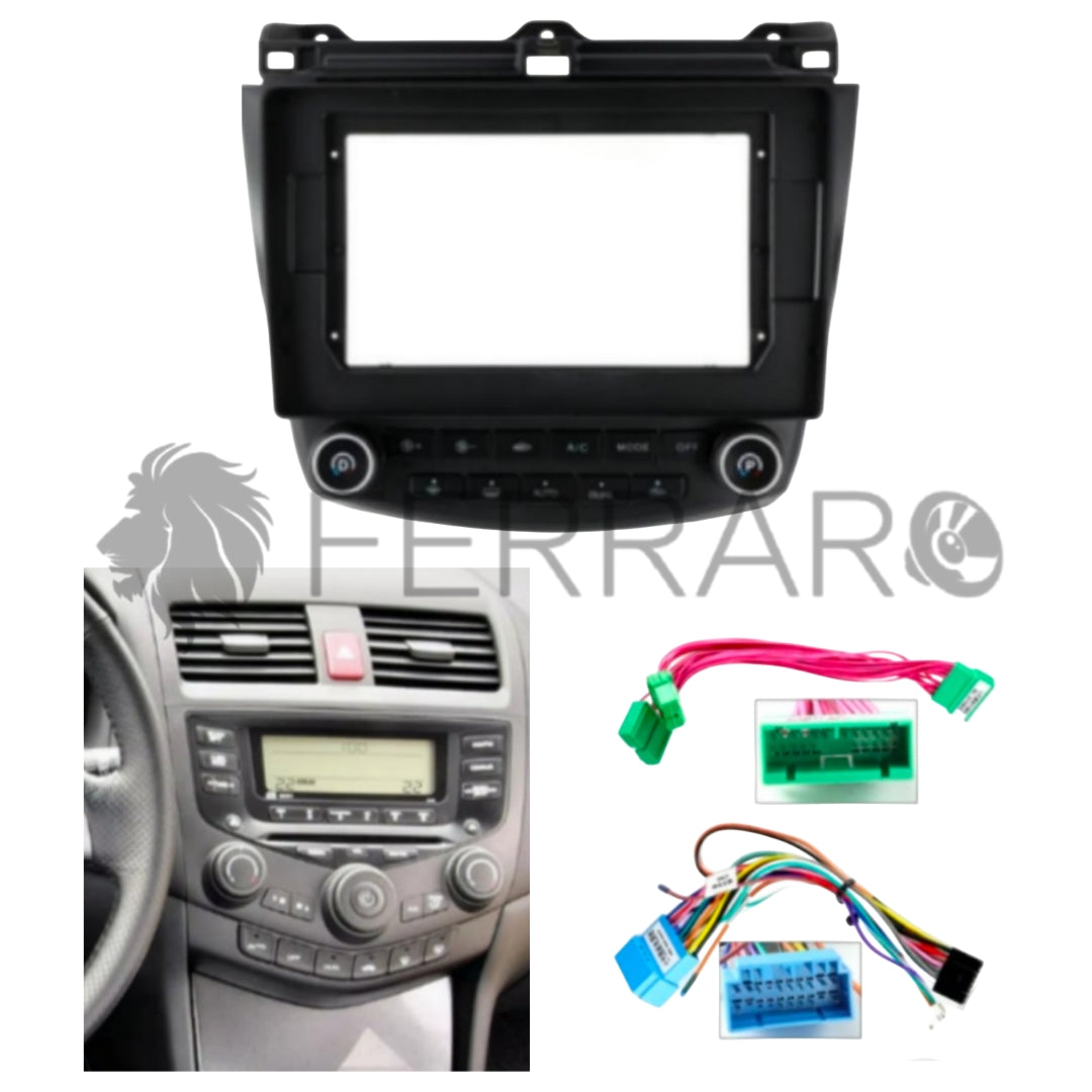 Kit Montaggio Autoradio 10.1"Pollici Honda Accord 7 (2002-2007) Mascherina, Cablaggio Autoradio Android