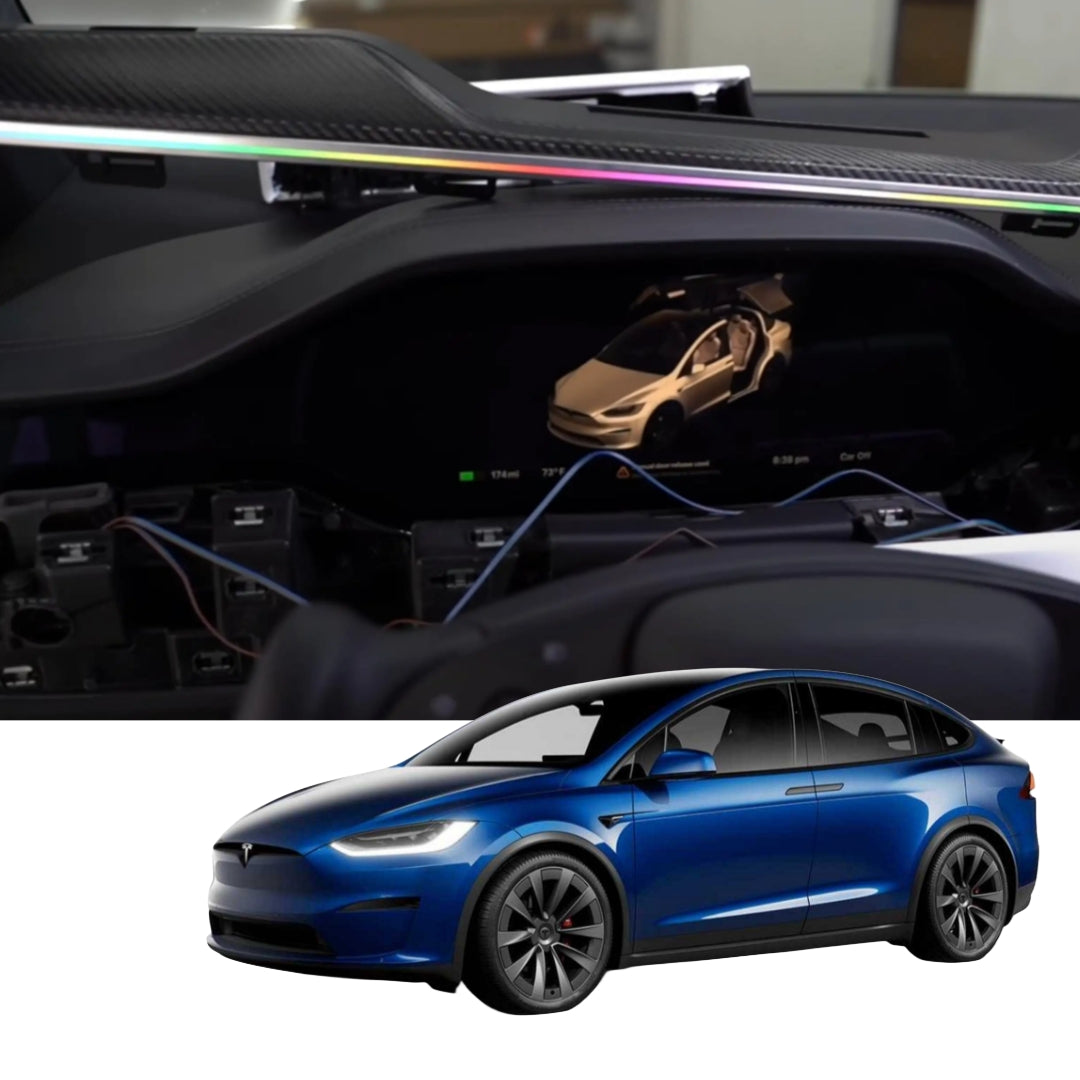 Ambient Light per Tesla Model X (2022+), 128 Colori RGB