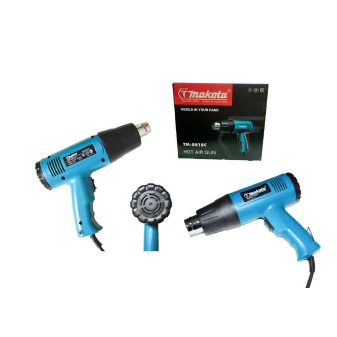Pistola Termica Aria Calda Professionale 2000W, TM-8001, 500°C, Sverniciatura, Saldatura e Car wrapping
