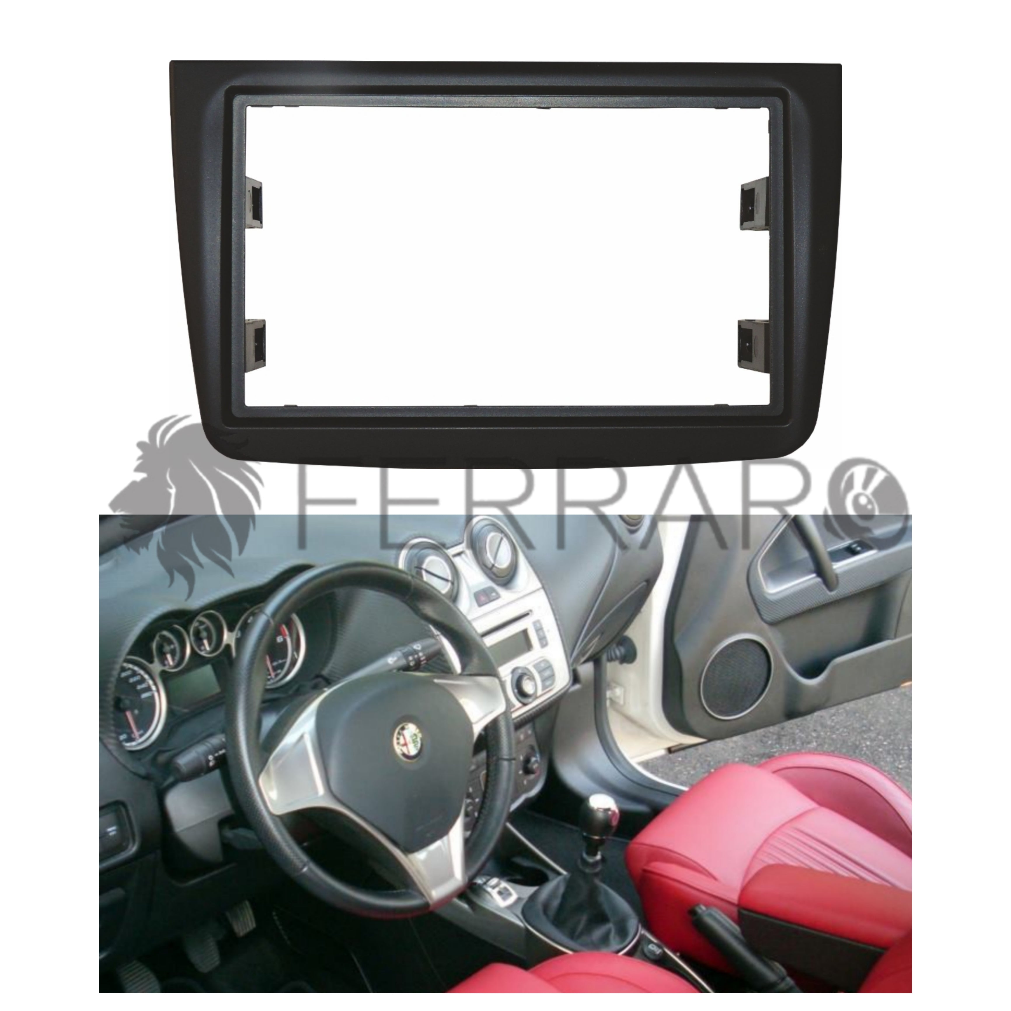 Mascherina 2DIN No Cornice | AlfaRomeo Mito dal 2008>