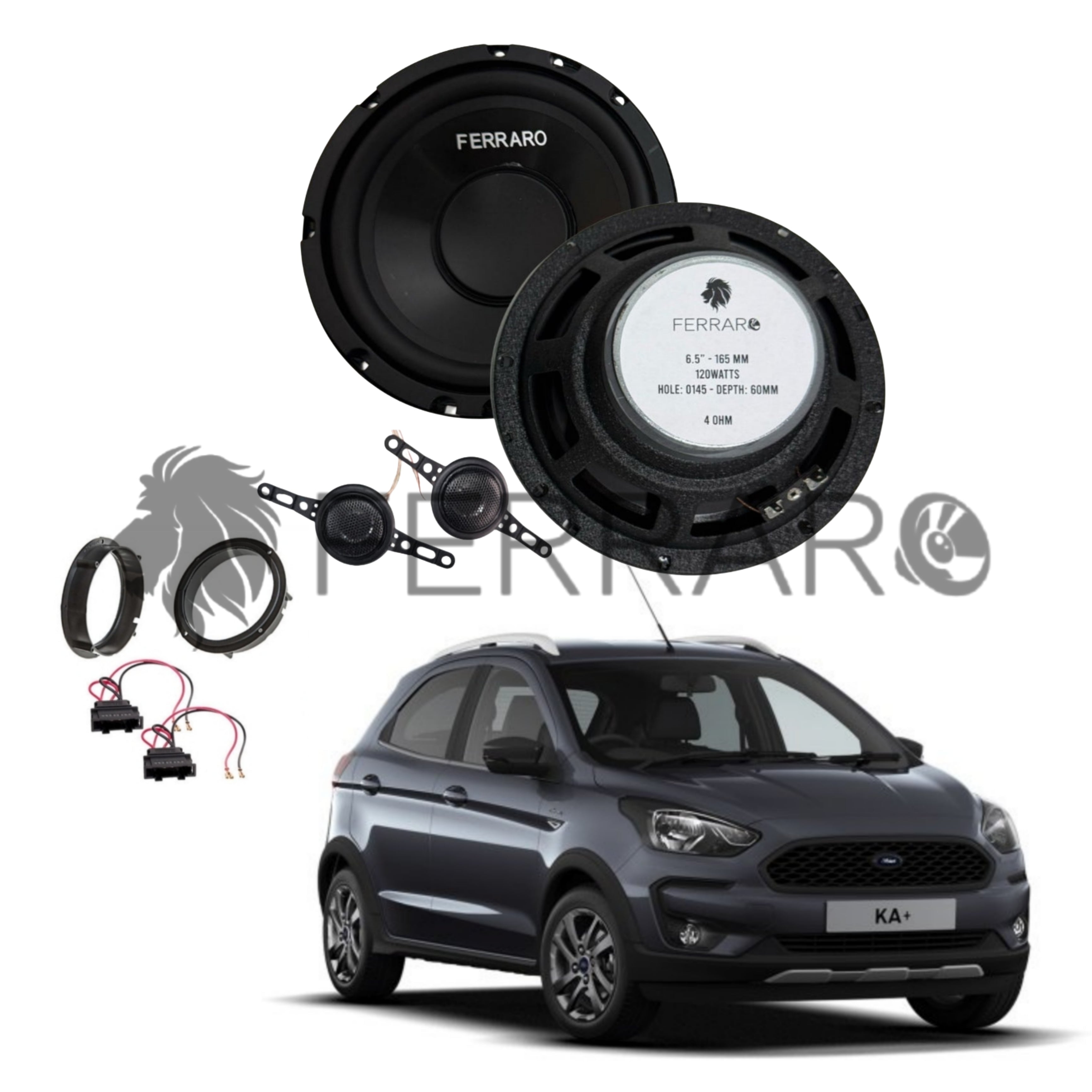 FerraroStore Kit 2 Altoparlanti | ASK-165.2 | Anteriore | Ford KA+ dal 2014>