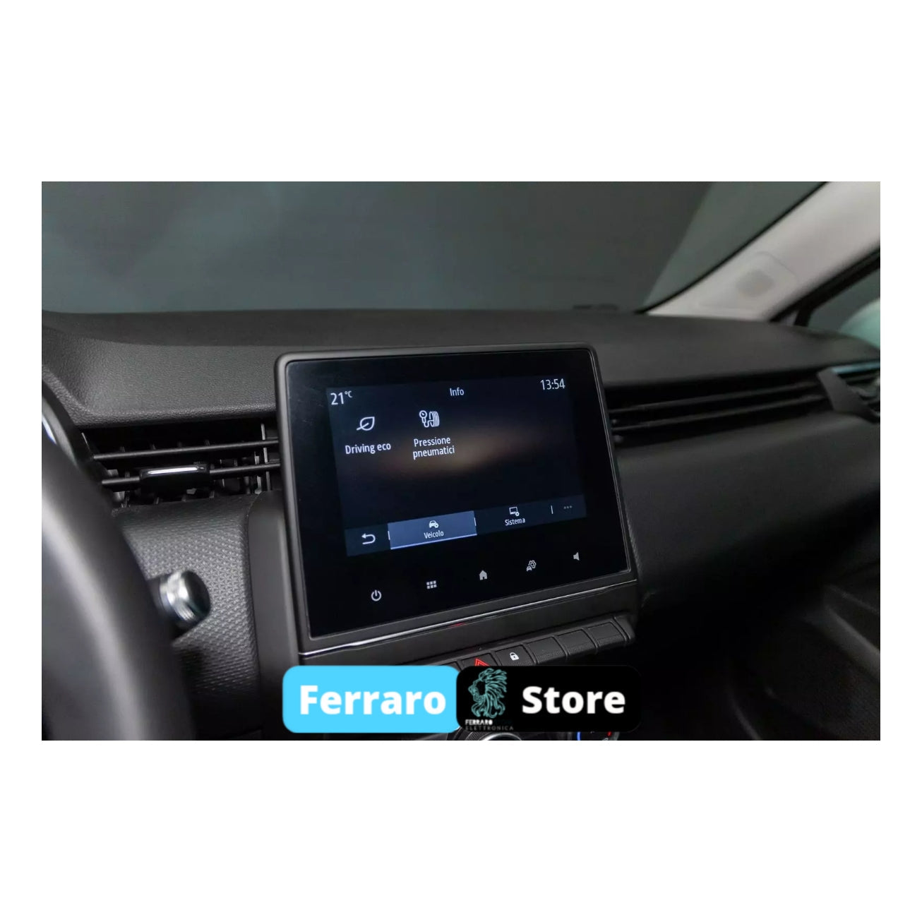 Autoradio per Renault Clio 5ª Serie 9" 2K | 2020-2023 | Android | Bluetooth | CarPlay | Android Auto | 12/256GB Ram