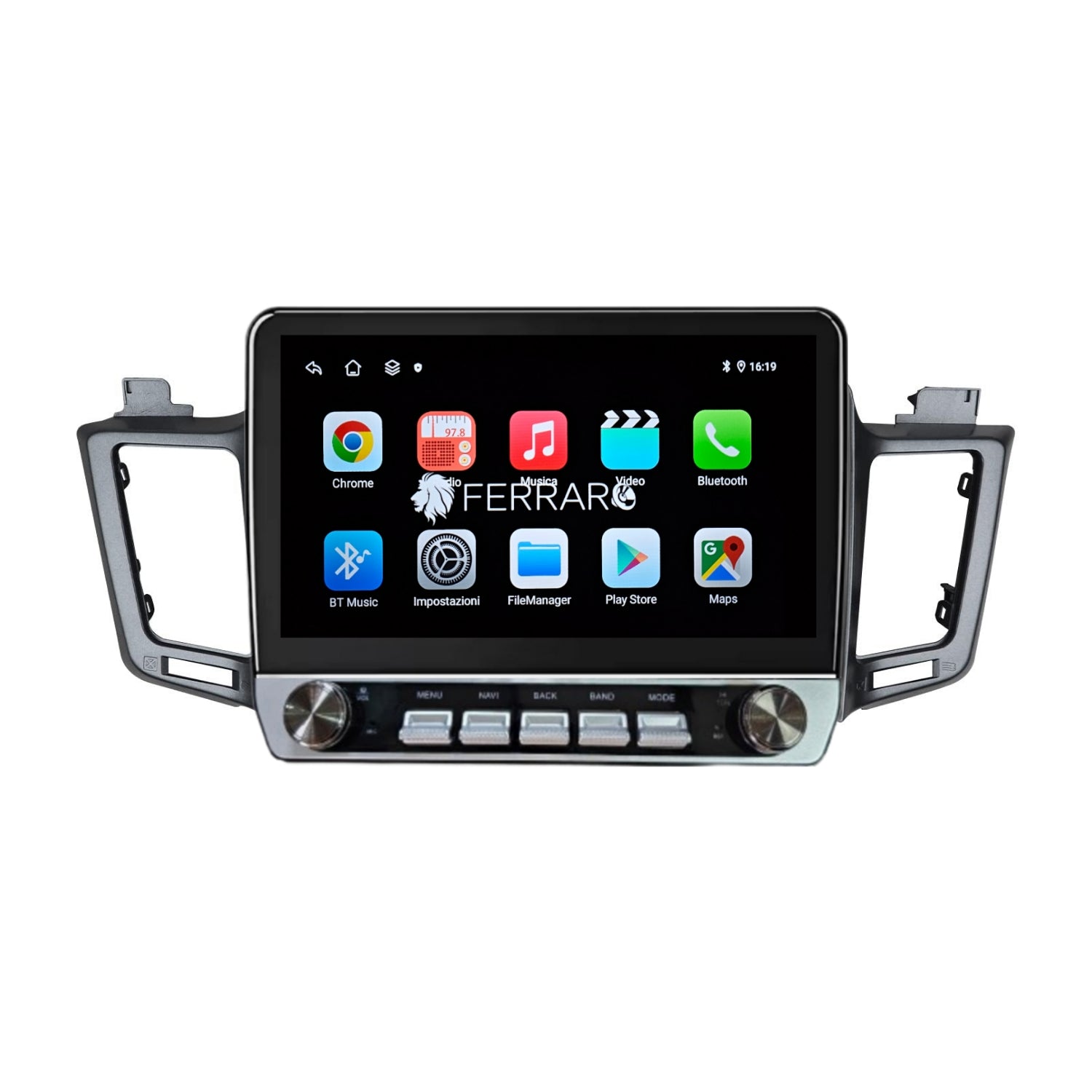 Autoradio per Toyota RAV4 | XA40 | 10" | 2012-2018 | Android | Bluetooth | CarPlay | Android Auto | 4/64GB Ram