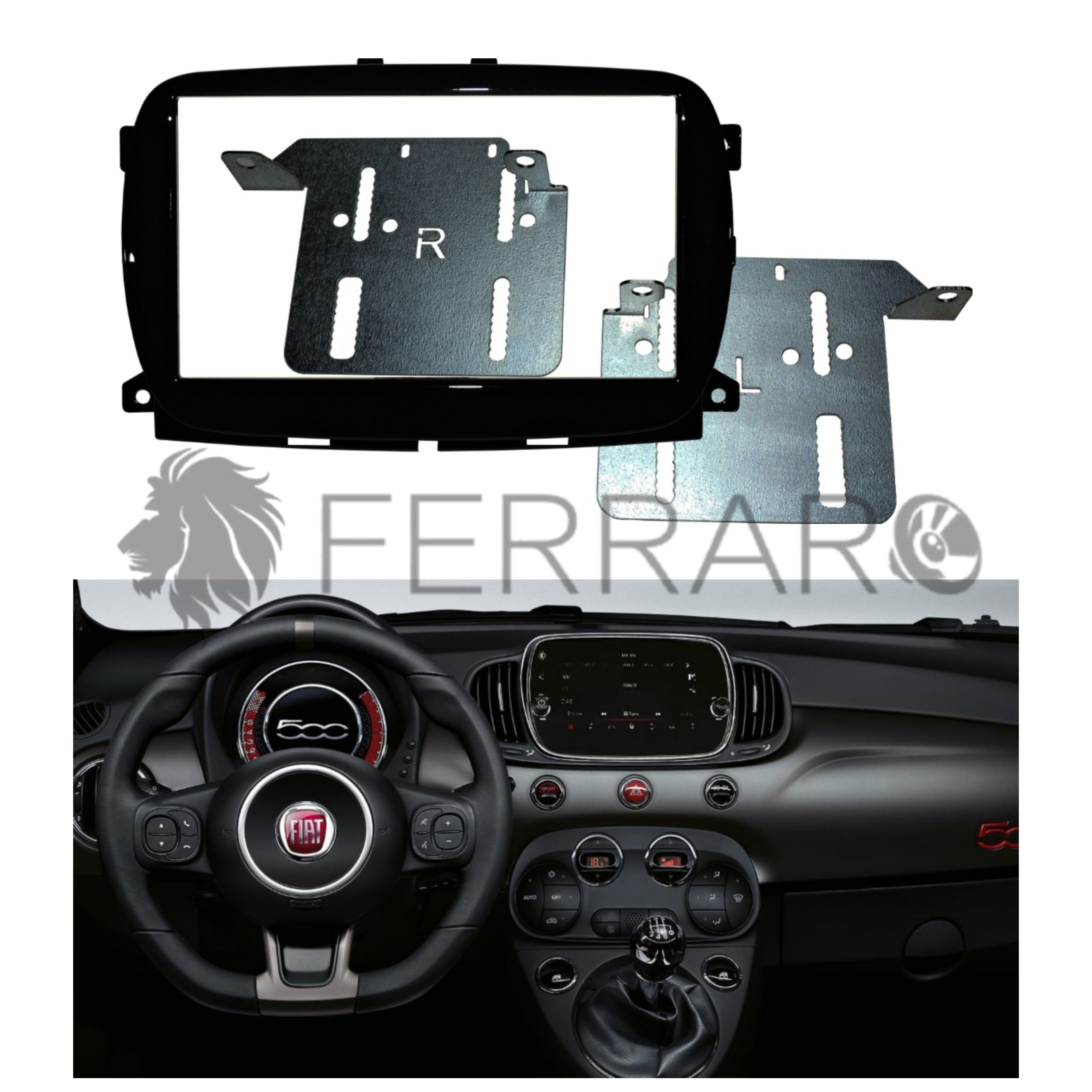 Mascherina 2DIN | Fiat 500s dal 2016>