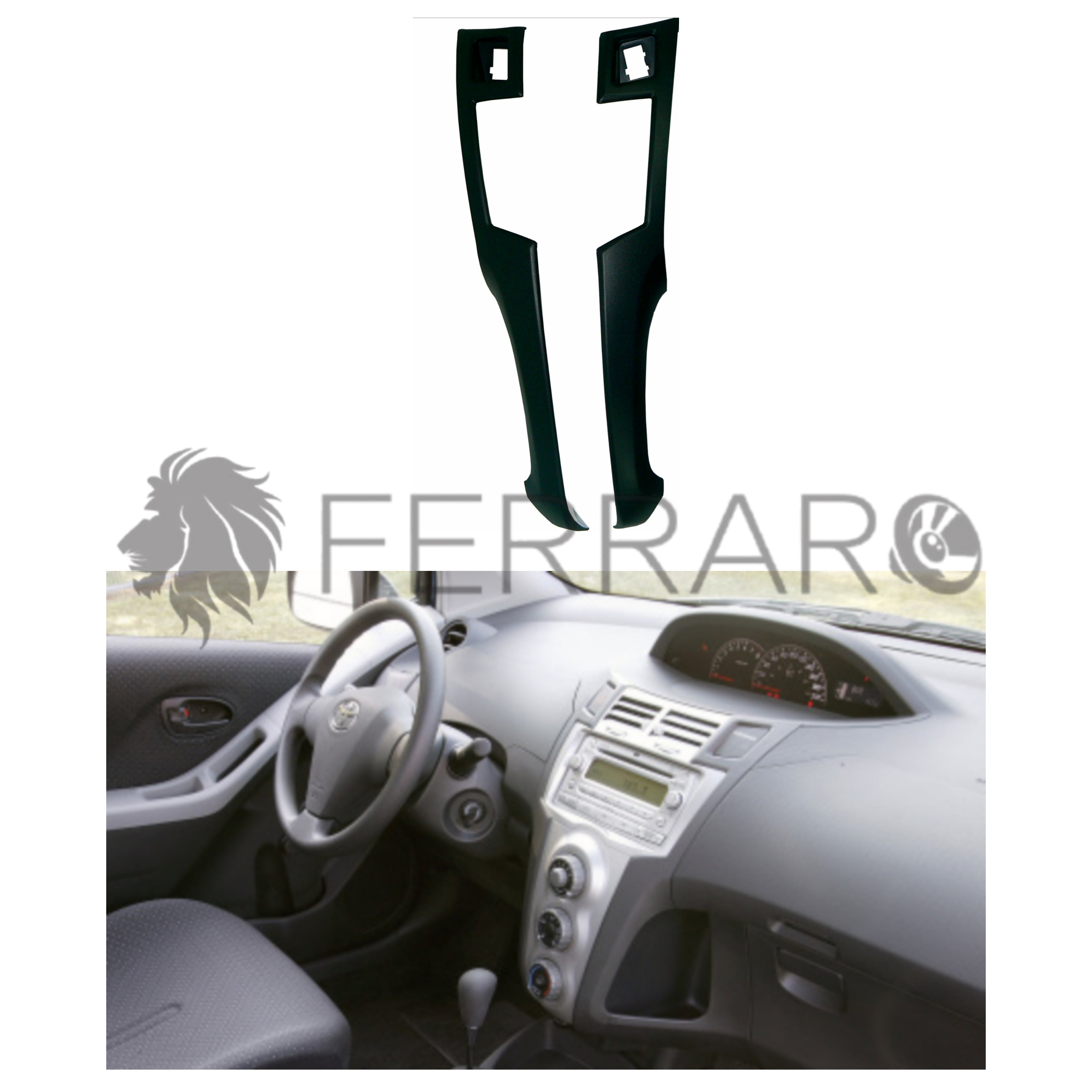 Pannelli Laterari | Kit 2DIN | Toyota Yaris (2006-2012)