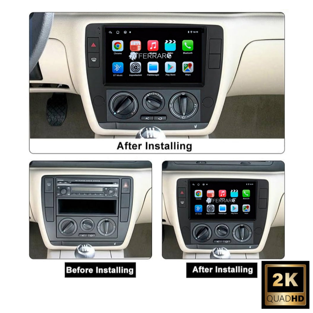 Autoradio per Volkswagen Passat B5 9" 2K | 1996-2005 | Android | Bluetooth | CarPlay | Android Auto | 12/256GB Ram
