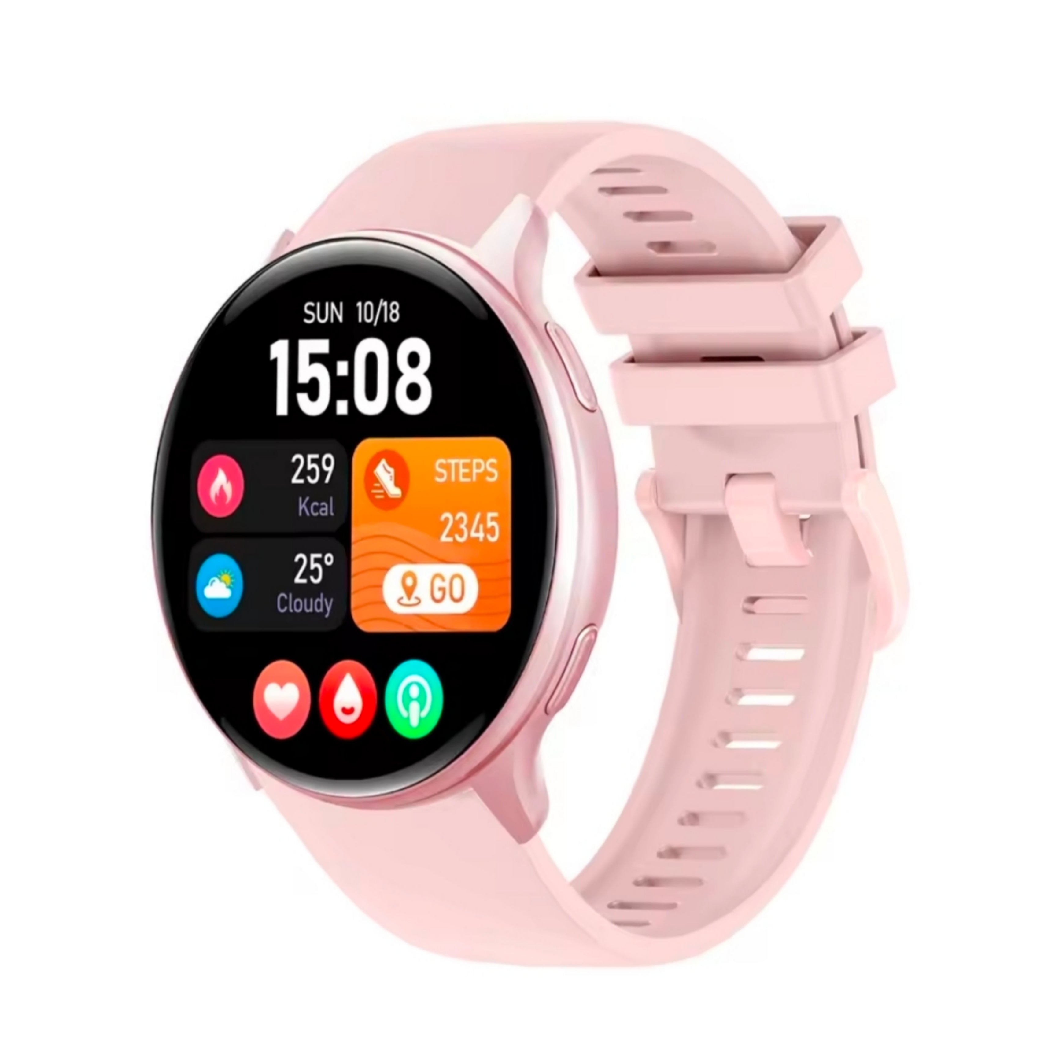 SmartWatch 46mm, BT, Messaggi, Chiamate, Sport
