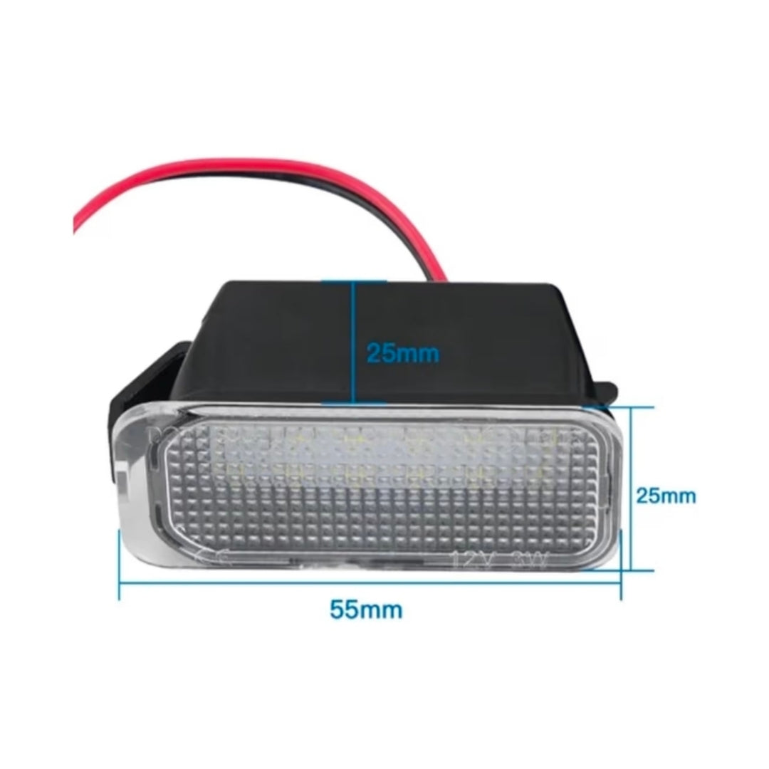 Set Luci Targa a Led per Ford Fiesta, Focus, Max, Mondeo, Kuga, Galaxy (Compatibilità in Descrizione) , Plug and Play
