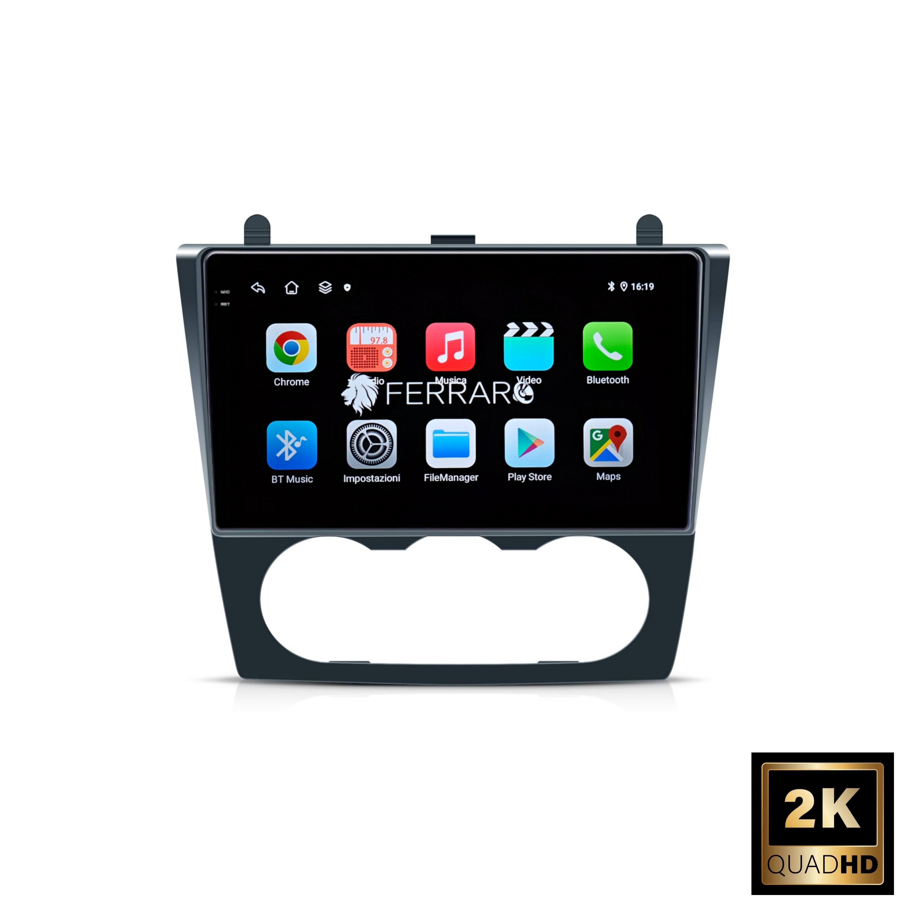 Autoradio per Nissan Altima 4 9" 2K | 2007-2013 | Android | Bluetooth | CarPlay | Android Auto | 12/256GB Ram