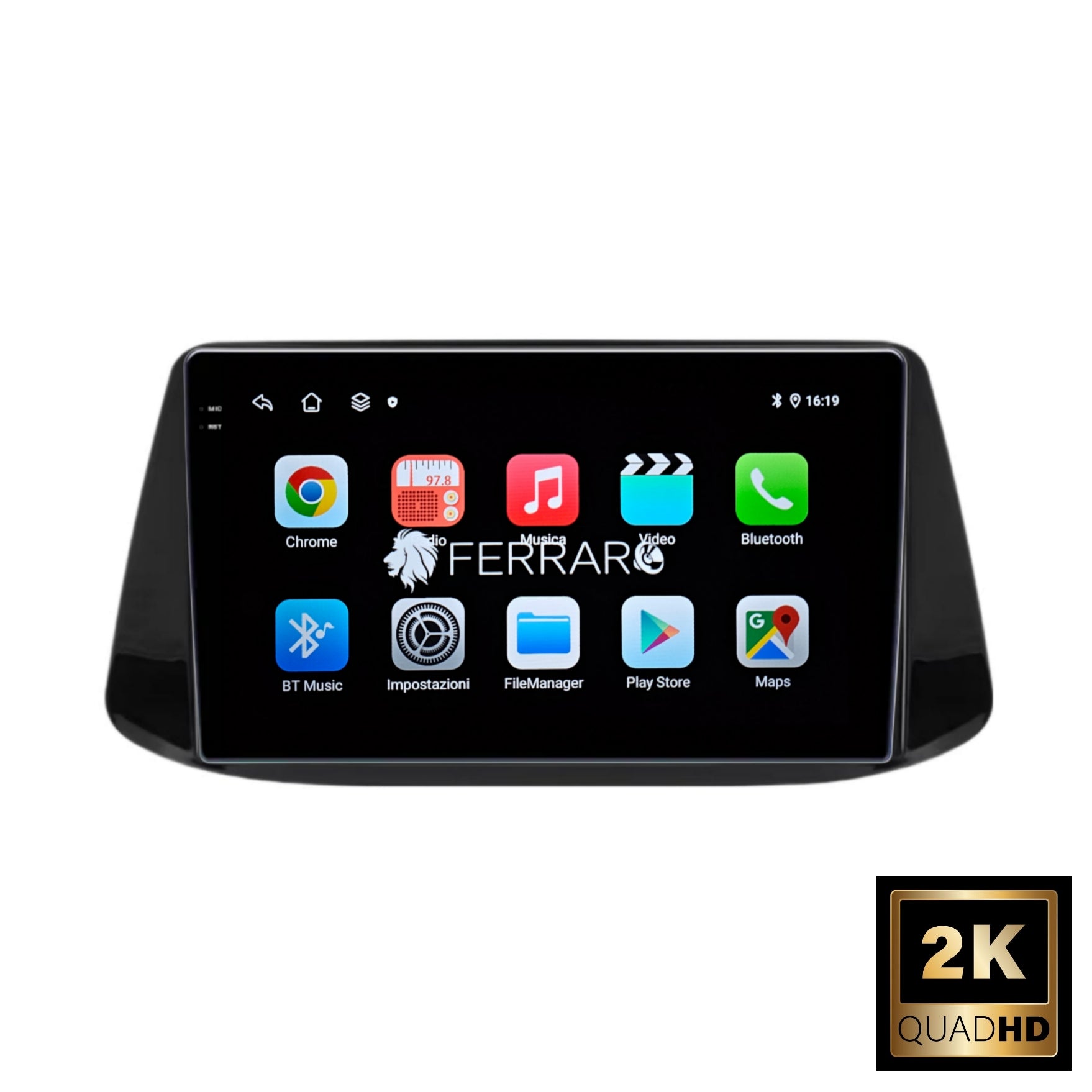Autoradio per Hyundai i30 9" 2K | 2017-2018 | Android | Bluetooth | CarPlay | Android Auto | 12/256GB Ram