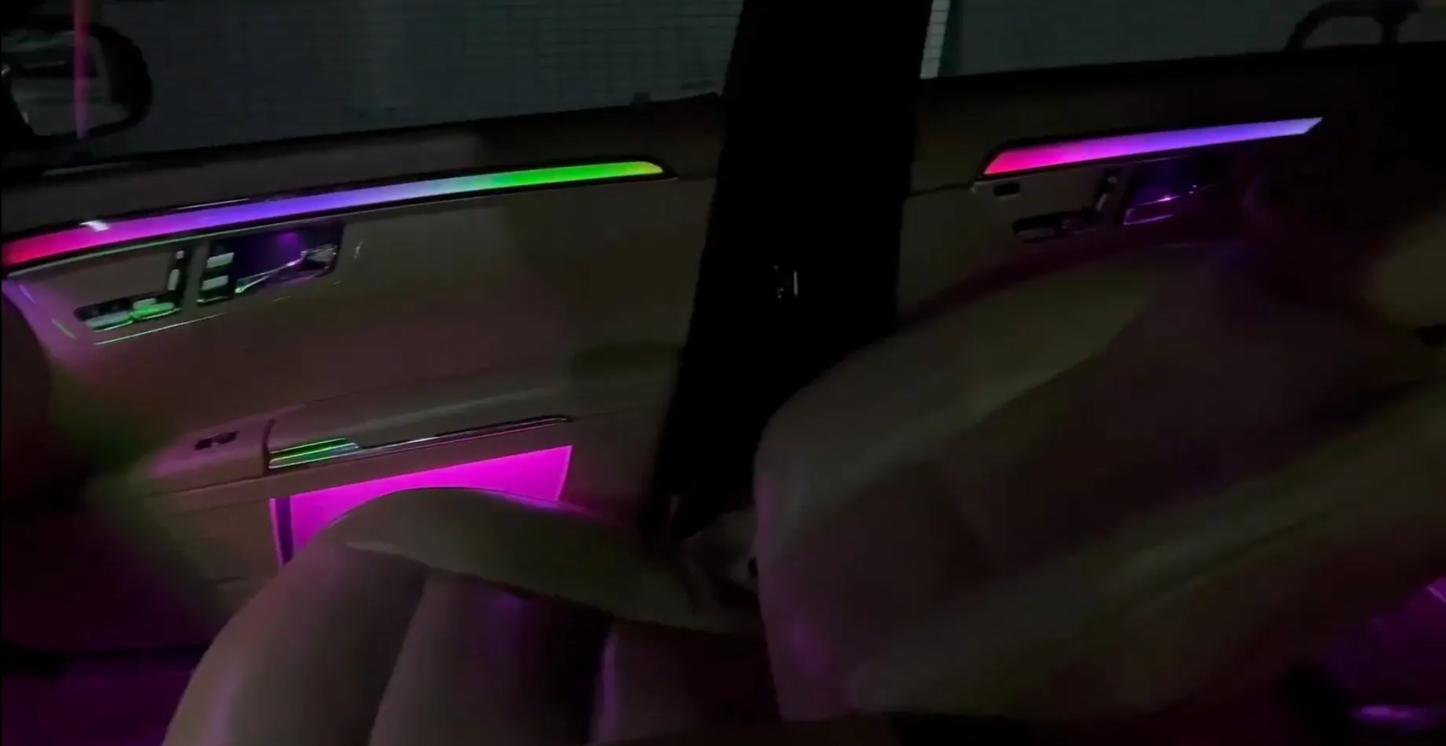 Ambient Light per Mercedes Classe S W221 (2005-2013), 64 Colori RGB