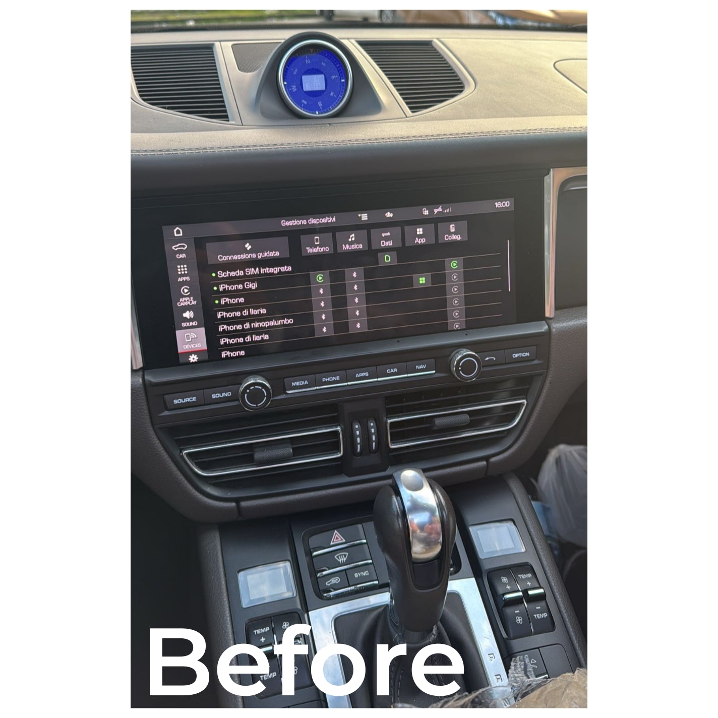 Autoradio per Porsche Macan 12.3" + 12.3" | 2018-2021 | Android | Bluetooth | CarPlay | Android Auto | 6/128GB Ram