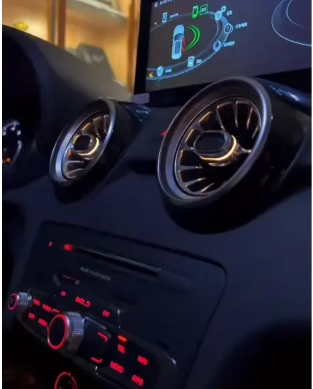 Ambient Light per Audi A1 (2010-2018), 64 Colori RGB
