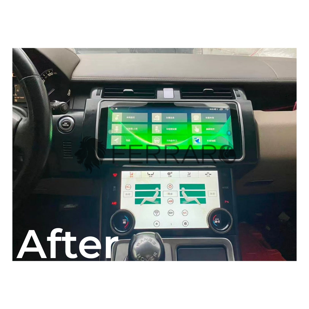 Autoradio per Range Rover Sport L320 12.3" (2005-2013) Display Aria Condizionata e Android, Bluetooth, CarPlay, Android Auto, 8/128GB Ram