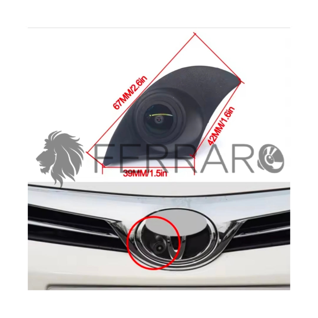 Telecamera Frontale per Toyota Corolla (2014-2017) | AHD, 1920x1080 | 170° Gradi