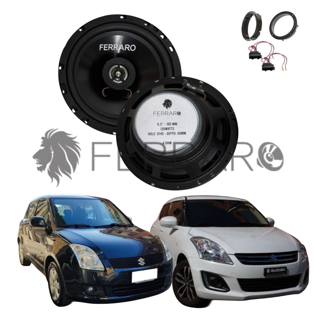 FerraroStore Kit 2 Altoparlanti | ASC-652PC | Ant o Post | Suzuki Swift IV | V (2003-2017)