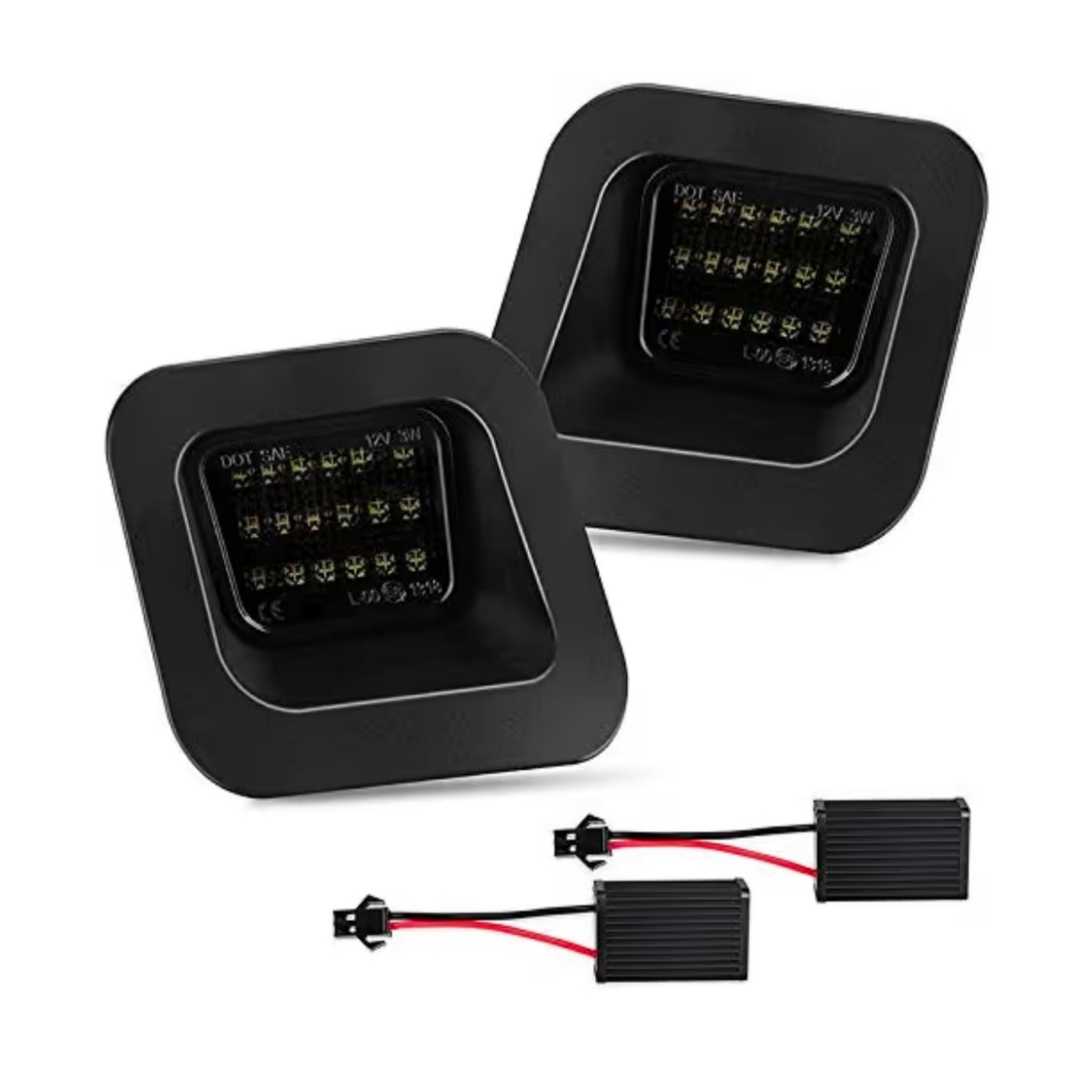 Set Luci Targa a Led per Dodge RAM 1500, 2500, 3500 (2003-2018), Plug and Play