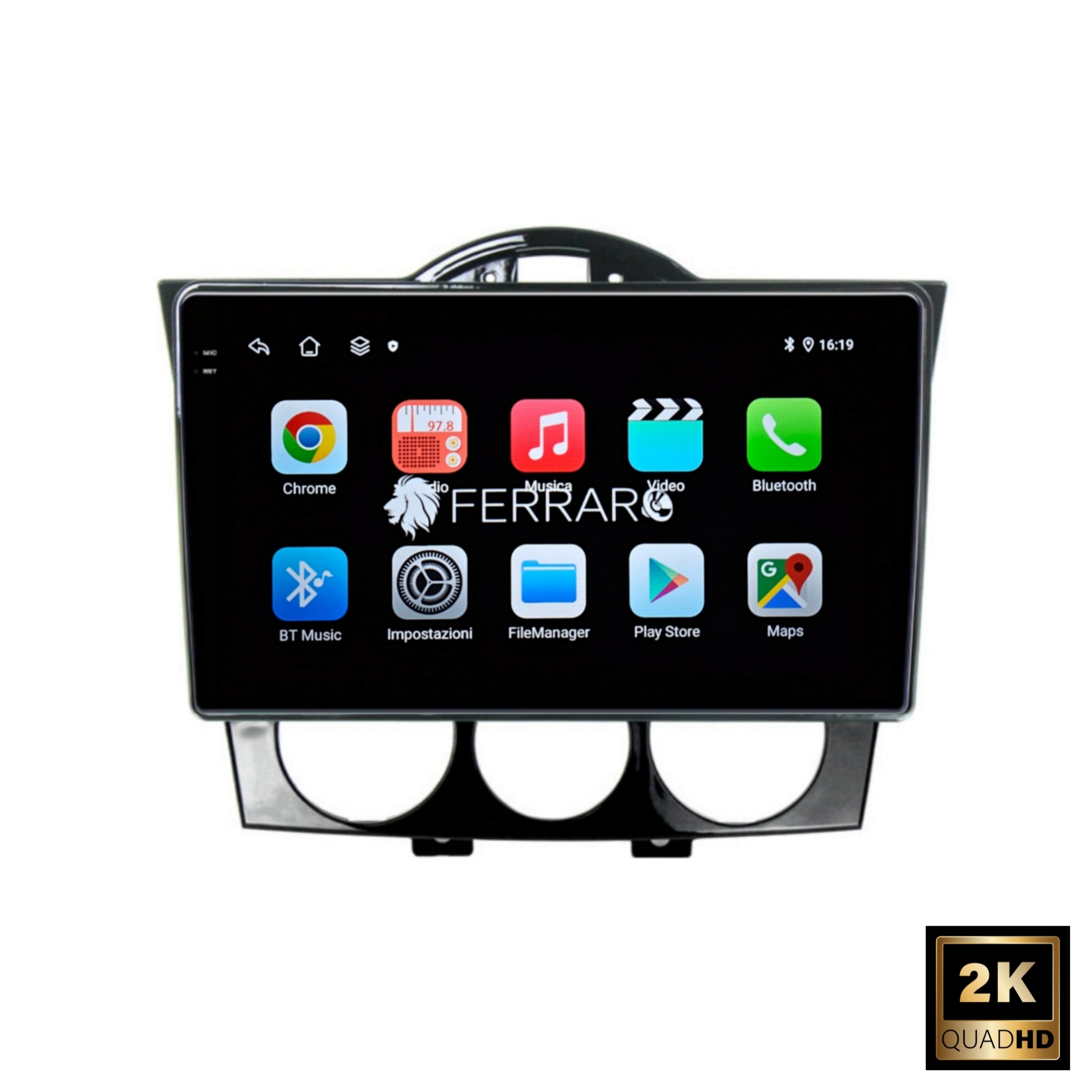 Autoradio per Mazda RX8 9" 2K | 2003-2011 | Android | Bluetooth | CarPlay | Android Auto | 12/256GB Ram