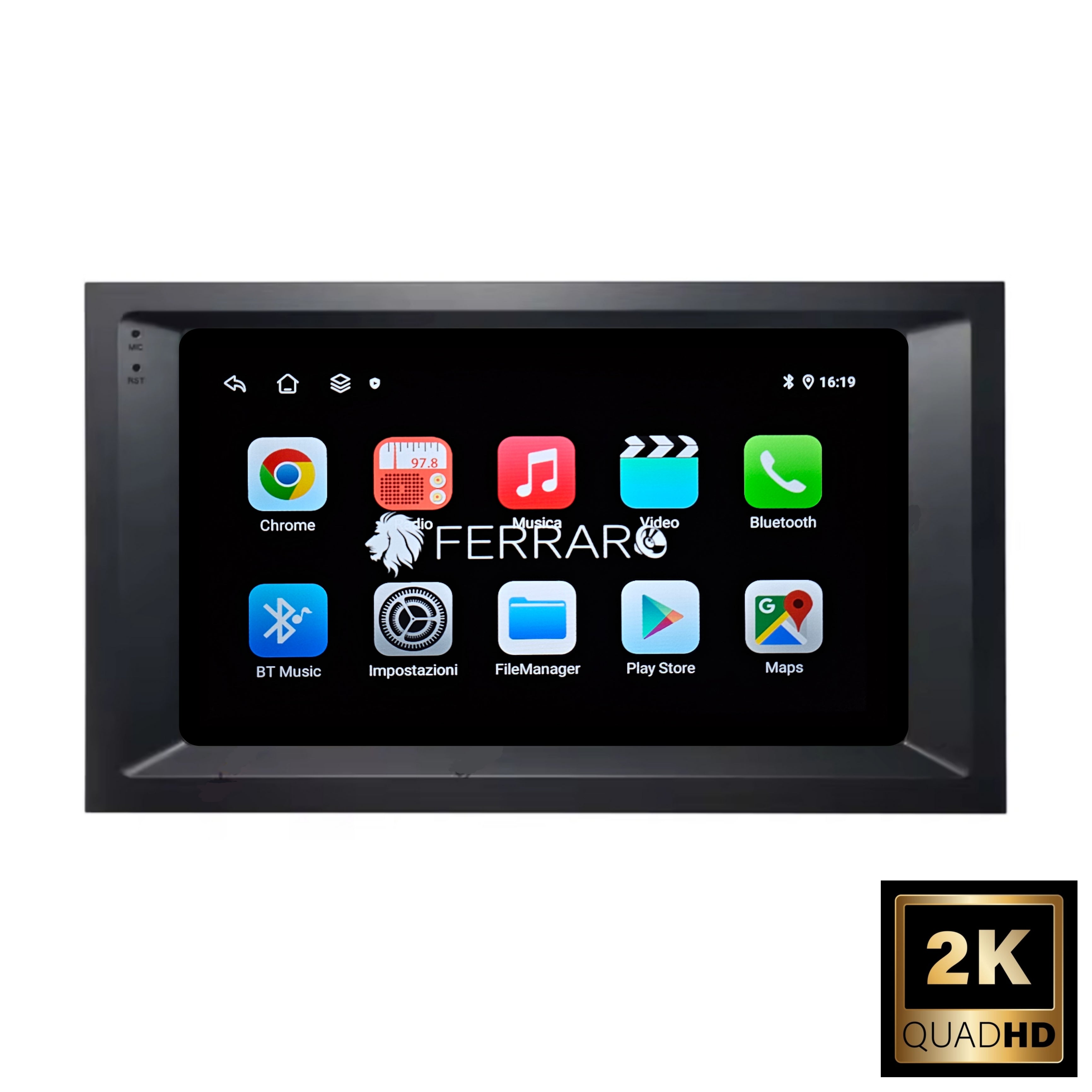 Autoradio per Mercedes Benz Actros 9" 2K | Android | Bluetooth | CarPlay | Android Auto | 12/256GB Ram