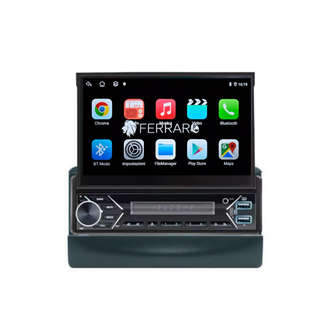 Autoradio per Ford Fiesta | Focus MK1 7" | 1995-2004 | Android | Bluetooth | Motorizzato | CarPlay | Android Auto | 2/32GB Ram
