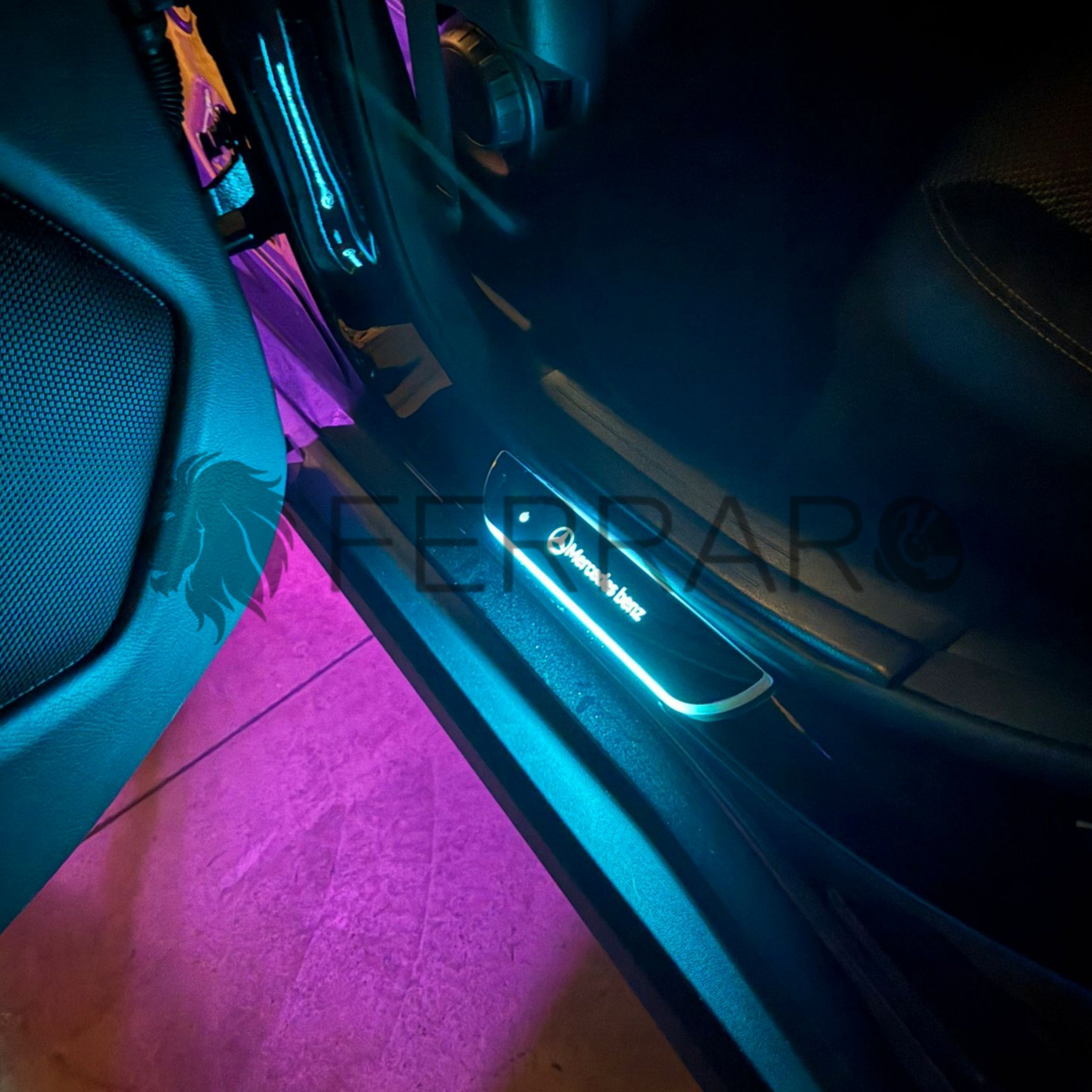 Kit Battitacco per Toyota, LED, Senza Filo con Adesivo