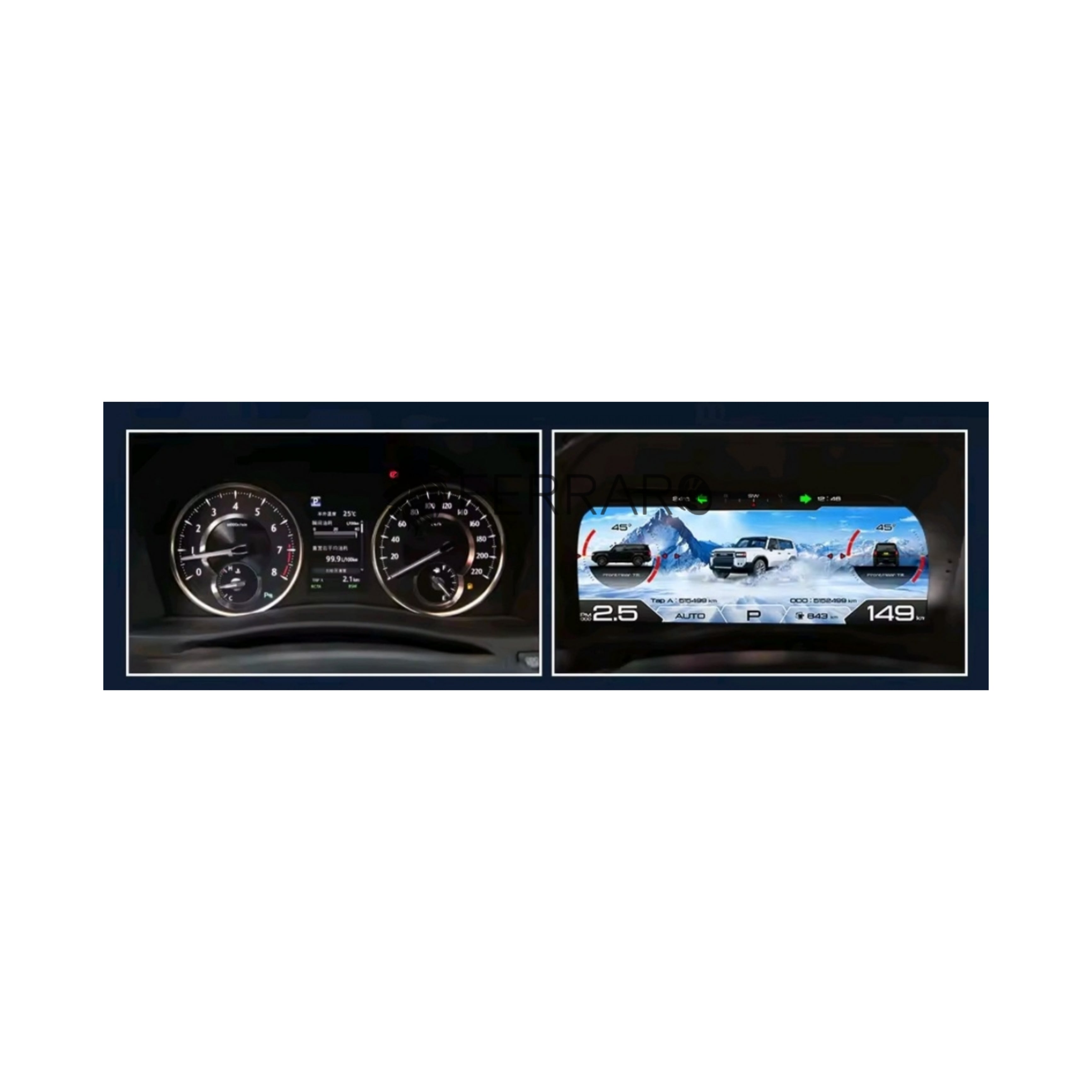 Virtual CockPit 12.3" | Toyota Aplhard (2008-2014) | HD Ultra