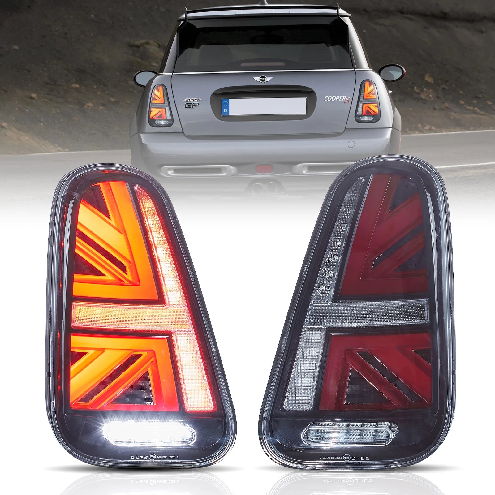 Fanali Posteriore Completo per BMW Mini Cooper R50, R52, R53 (2001-2006) a LED
