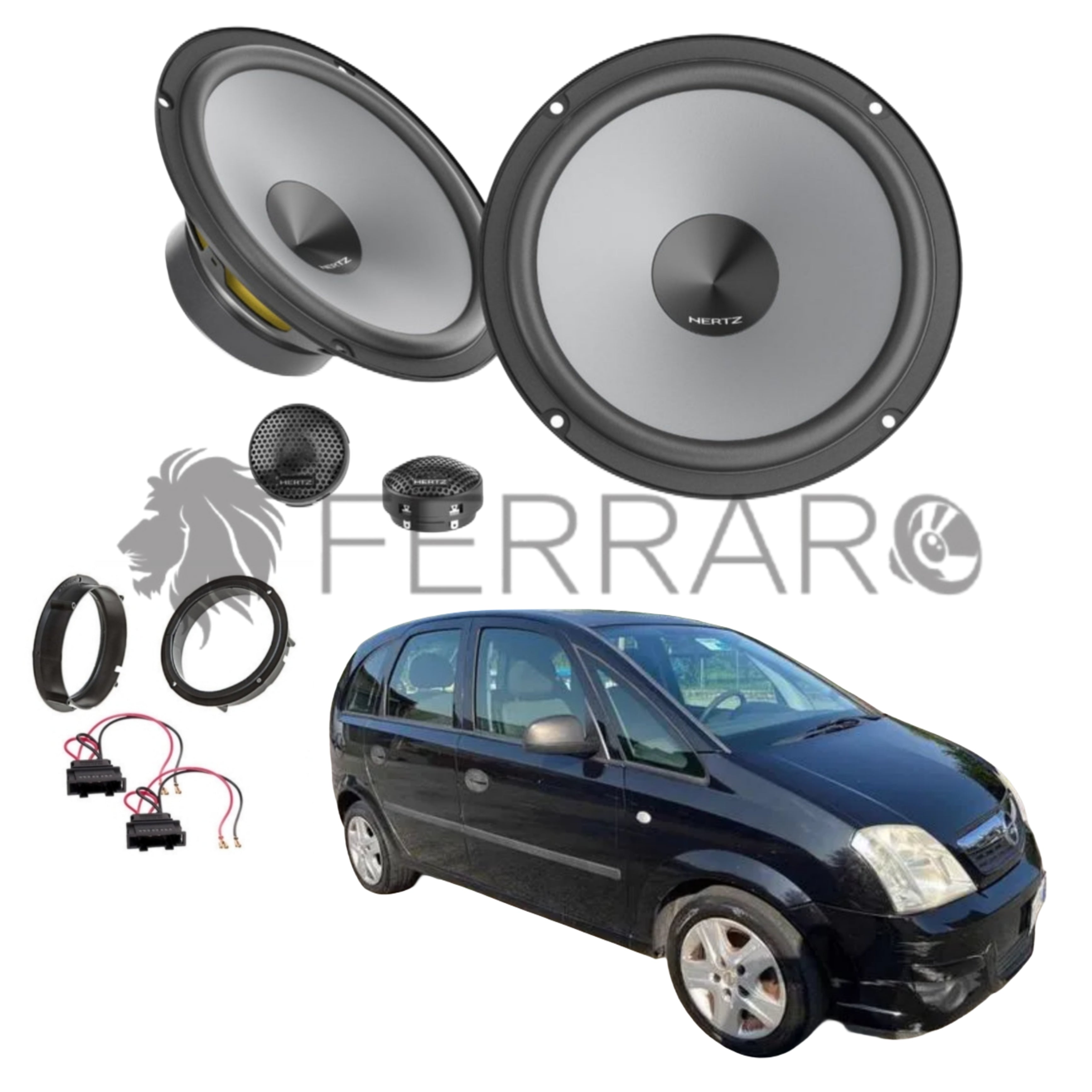 Hertz Kit 4 Casse | K 165 | Anteriori | Opel Meriva A (2003-2010)