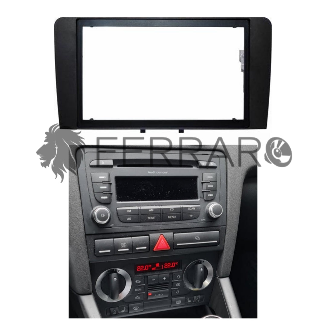 Mascherina autoradio 2 ISO per AudiA3 (2003-2012)