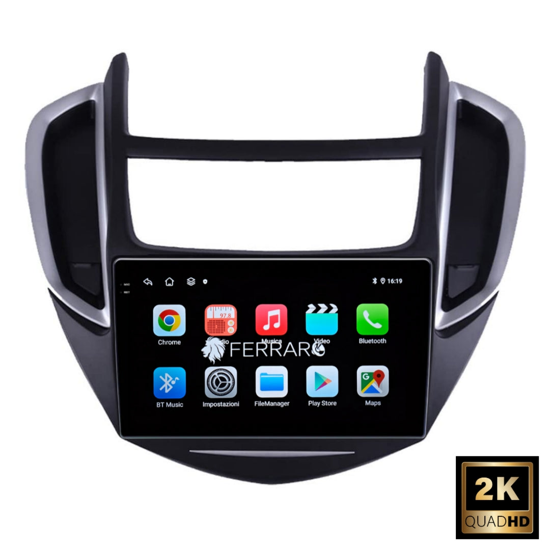 Autoradio per Chrevolet Trax 9" 2K | 2013-2016 | Android | Bluetooth | CarPlay | Android Auto | 12/256GB Ram