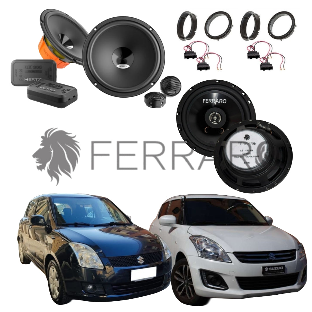 Hertz Kit 6 Casse | DSK 165.3 | ASC-652PC | Ant/Post | Suzuki Swift IV | V (2003-2017)